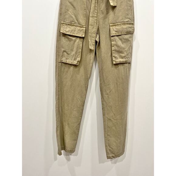 NWT Altar’d State Kensley Washed Cargo Jumpsuit in Washed Olive - Picture 4 of 9